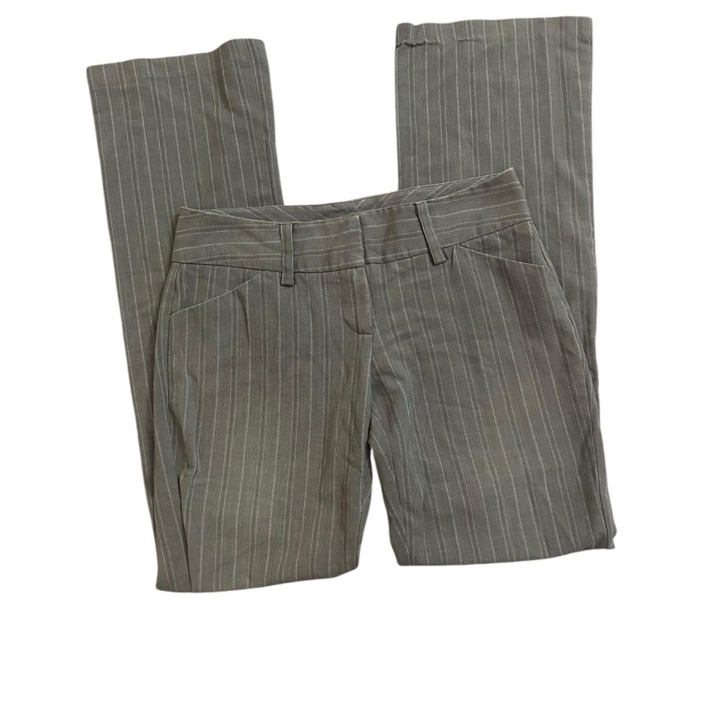 Grey Low Waisted Pinstripes